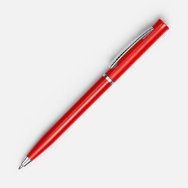 Ручка шариковая Euro Chrome, красная