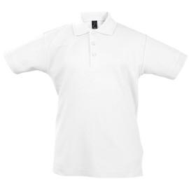 Рубашка поло детская Summer II Kids 170, белая