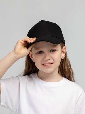 Бейсболка детская Standard Kids, черная