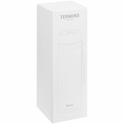 Смарт-термос с ситечком Termino, черный