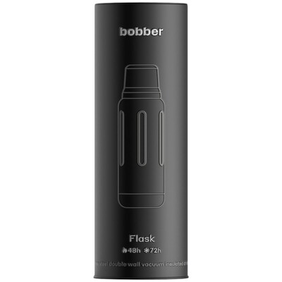 Термос Flask 1000, вакуумный, стальной зеркальный