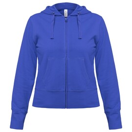 Толстовка женская Hooded Full Zip ярко-синяя