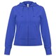 Толстовка женская Hooded Full Zip ярко-синяя