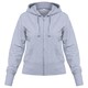 Толстовка женская Hooded Full Zip серый меланж