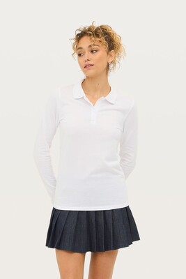 Рубашка поло женская с длинным рукавом Perfect LSL Women, ярко-синяя
