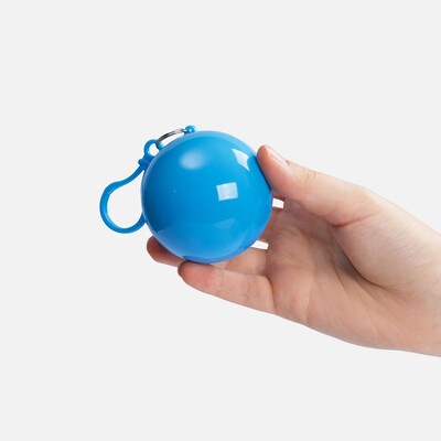 Дождевик в круглом футляре Nimbus, красный