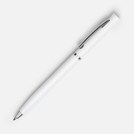 Ручка шариковая Euro Chrome, белая