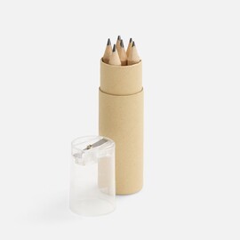 Набор карандашей Pencilvania Office с точилкой, прозрачный
