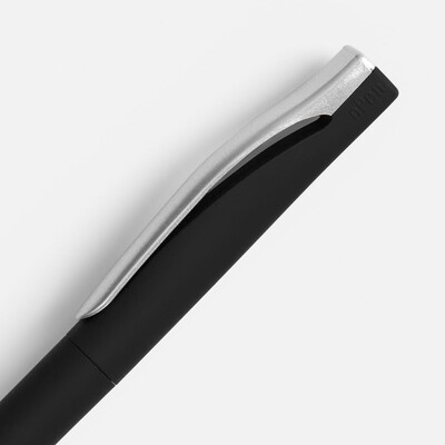 Ручка шариковая Pin Soft Touch, черная