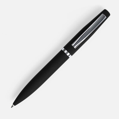 Ручка шариковая Bolt Soft Touch, черная