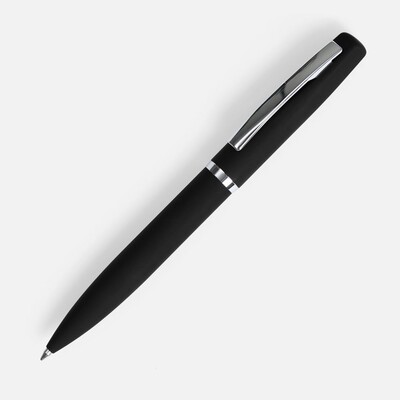 Ручка шариковая Bolt Soft Touch, черная