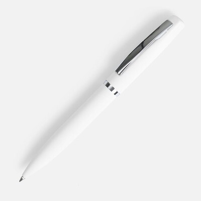 Ручка шариковая Bolt Soft Touch, белая