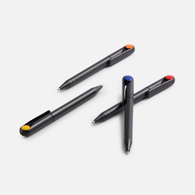 Ручка шариковая Prodir DS1 TMM Dot, черная с красным