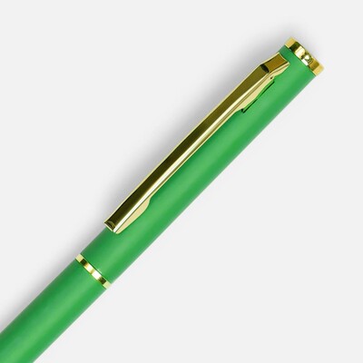Ручка шариковая Hotel Gold, ver.2, матовая зеленая