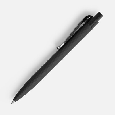 Ручка шариковая Prodir QS01 PRP-P Soft Touch, черная