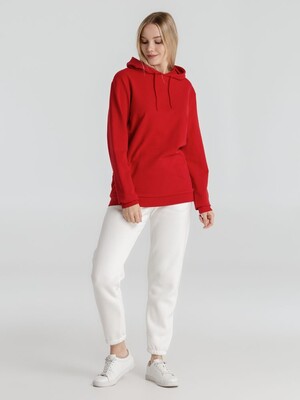 Толстовка с капюшоном унисекс Hoodie, красная