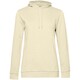 Толстовка с капюшоном женская Hoodie, светло-желтая