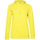 Толстовка с капюшоном женская Hoodie, желтая