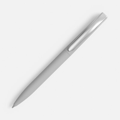 Ручка шариковая Pin Soft Touch, серая