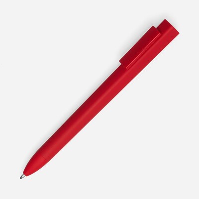 Ручка шариковая Swiper SQ Soft Touch, красная