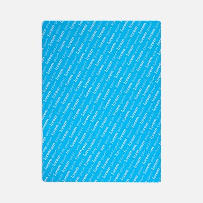 Флисовый плед Feltro Color Plus с печатью на заказ, S