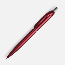 Ручка шариковая Bright Spark, красный металлик
