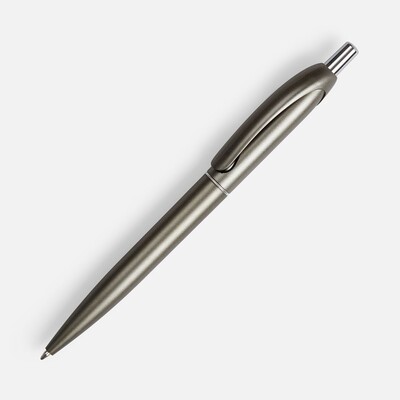 Ручка шариковая Bright Spark, серый металлик