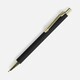 Ручка шариковая Lobby Soft Touch Gold, черная