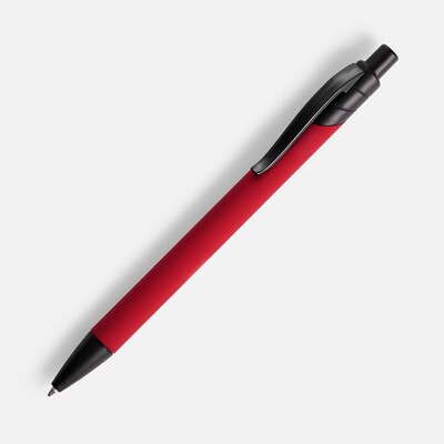 Ручка шариковая Undertone Black Soft Touch, красная