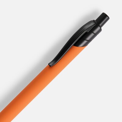 Ручка шариковая Undertone Black Soft Touch, оранжевая