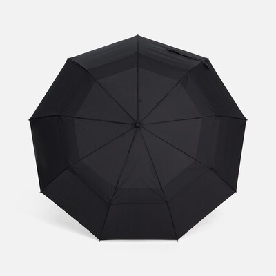 Складной зонт Dome Double с двойным куполом, черный