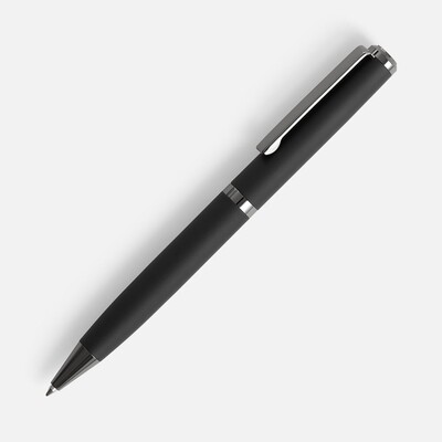 Ручка шариковая Inkish Gunmetal в футляре, черная