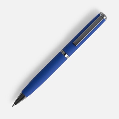 Ручка шариковая Inkish Gunmetal в футляре, синяя