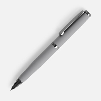Ручка шариковая Inkish Gunmetal в футляре, серая