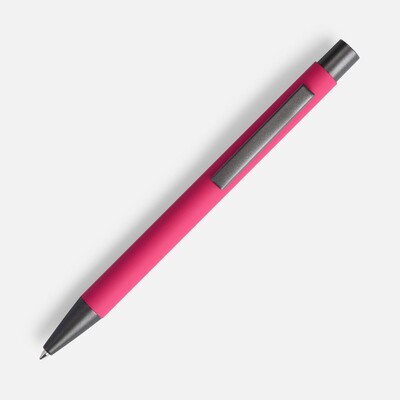 Ручка шариковая Atento Soft Touch, розовая