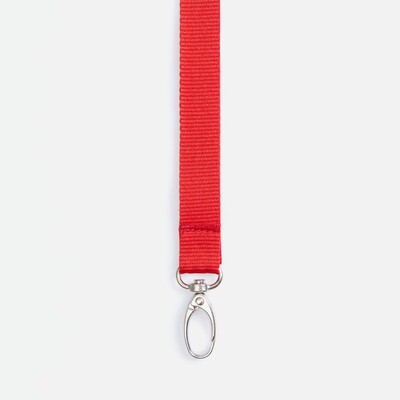 Лента для бейджа Pin, красная