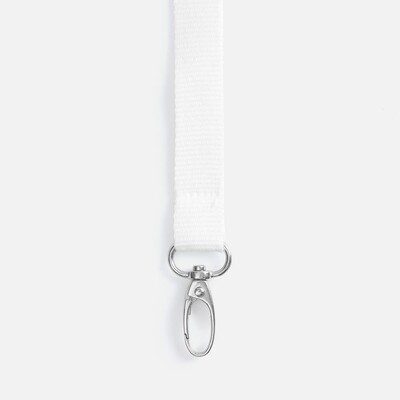 Лента для бейджа Pin, белая