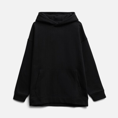 Худи оверсайз унисекс Snuggie, черное
