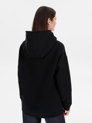 Худи оверсайз унисекс Snuggie, черное