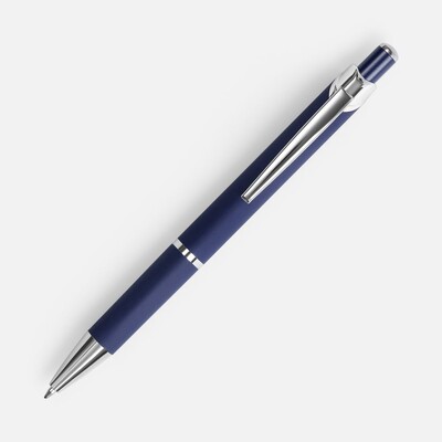 Ручка шариковая Chromos Soft Touch, синяя