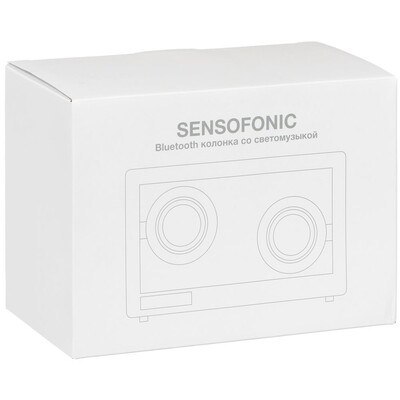 Bluetooth-колонка со светомузыкой Sensofonic, черная