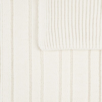 Шарф Knit Beat, белый (молочный)