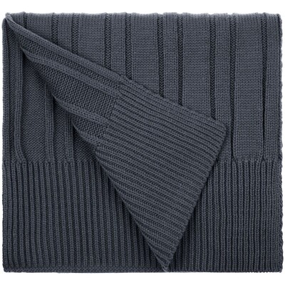 Шарф Knit Beat, серый (графит)