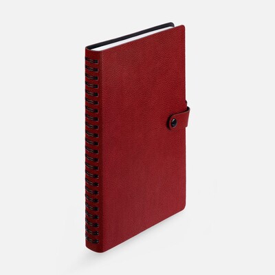 Ежедневник Strep Front на заказ, недатированный, красный