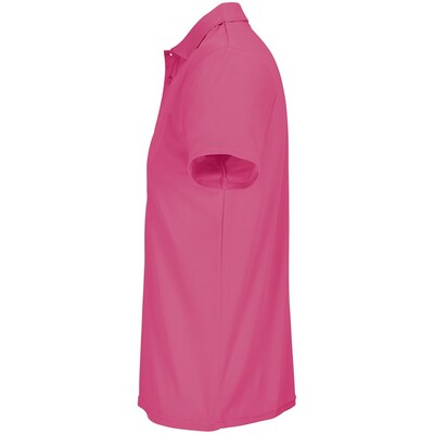 Рубашка поло унисекс Pitcher, розовая (ribbon pink)