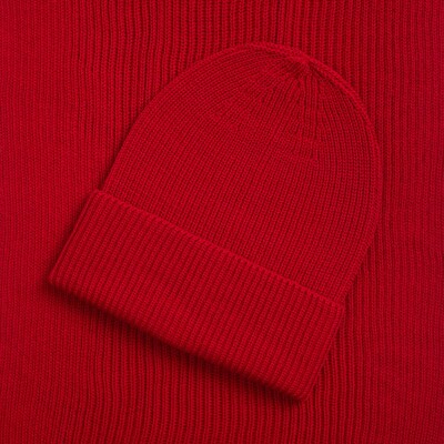 Шарф Nobilis Mono, красный