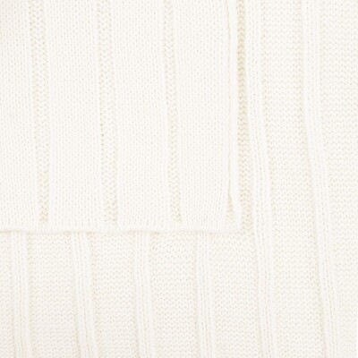 Плед Tressa, белый (молочный)