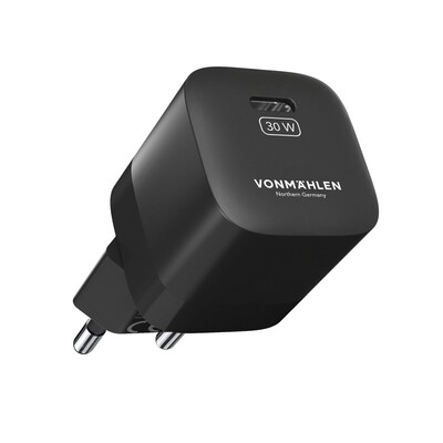 Зарядное устройство Vonmahlen Allroundo GaN, черное